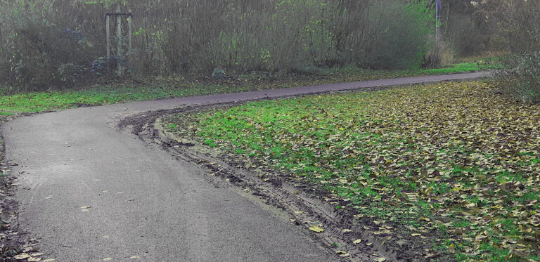 Fußwege im „Auenpark“ – nachhaltige Lösung