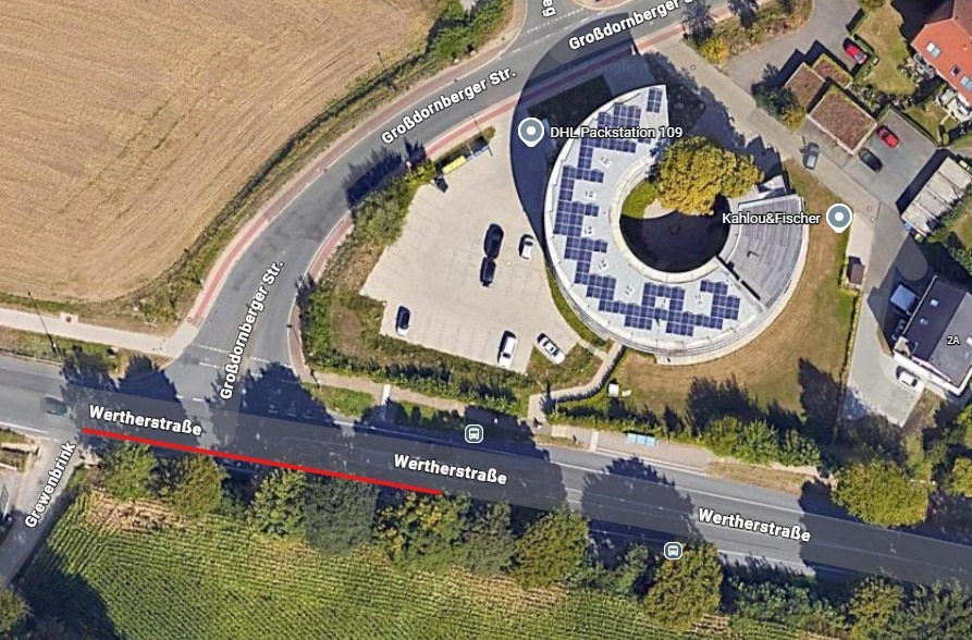 Herstellung eines Gehweges