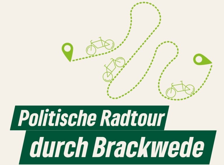 Politischen Radtour von Brackwede nach Quelle